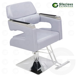 salon chair h117 (silver)